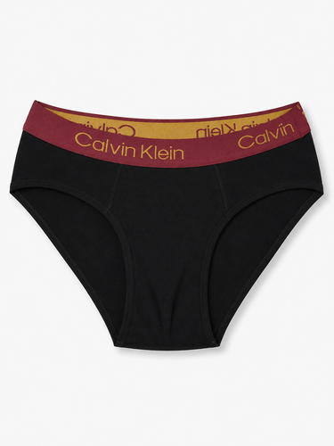 شورت مردانه نخی کلوین کلاین Calvin Klein با کش پهن مشکی و لوگوی طلایی سایز XL